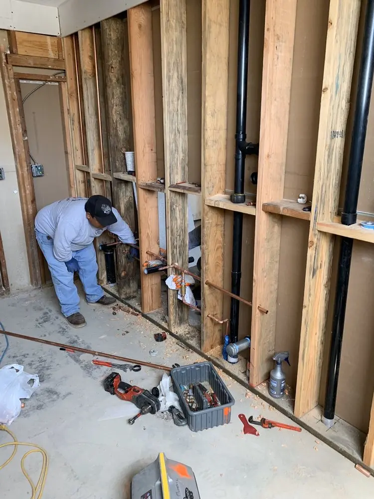 Commercial rough-in plumbing for Water Heater Replacement in Saint Benedict